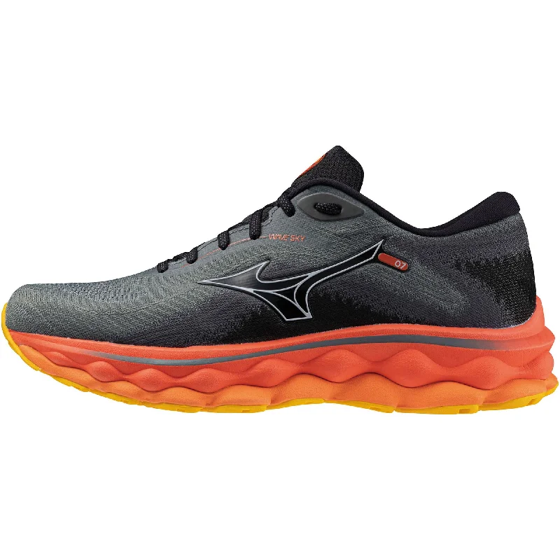 Mizuno Wave Sky 7 Mens Running Shoes - Grey